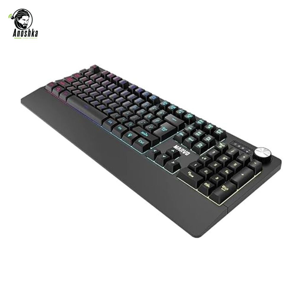 Marvo K660 Wired Membrane Gaming Keyboard Black