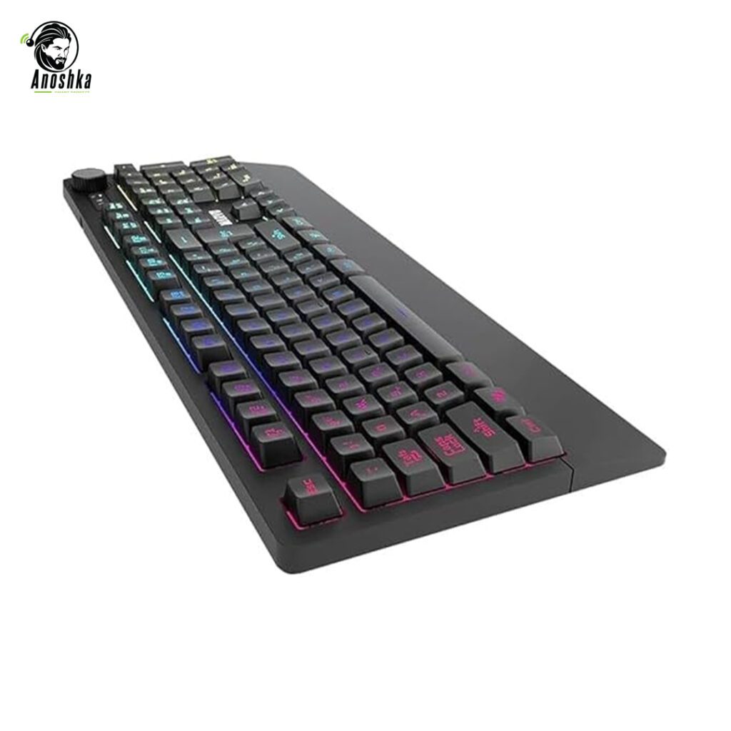 Marvo K660 Wired Membrane Gaming Keyboard Black