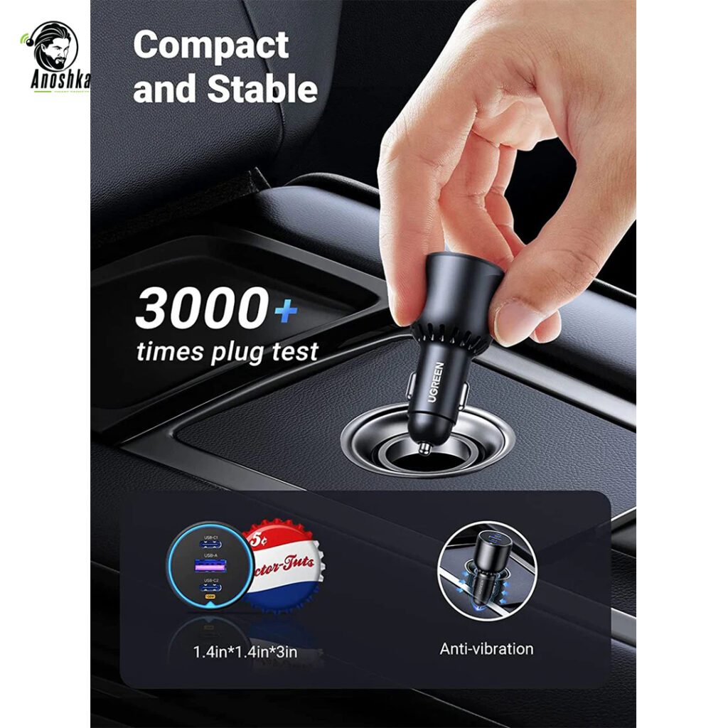 UGREEN 130W USB-C fast car charger