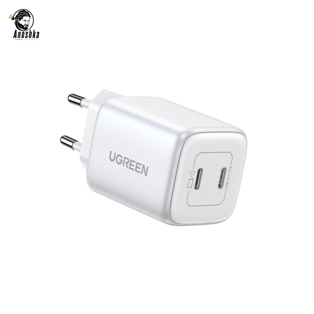 UGREEN CD294 45W GaN dual USB-C charger white