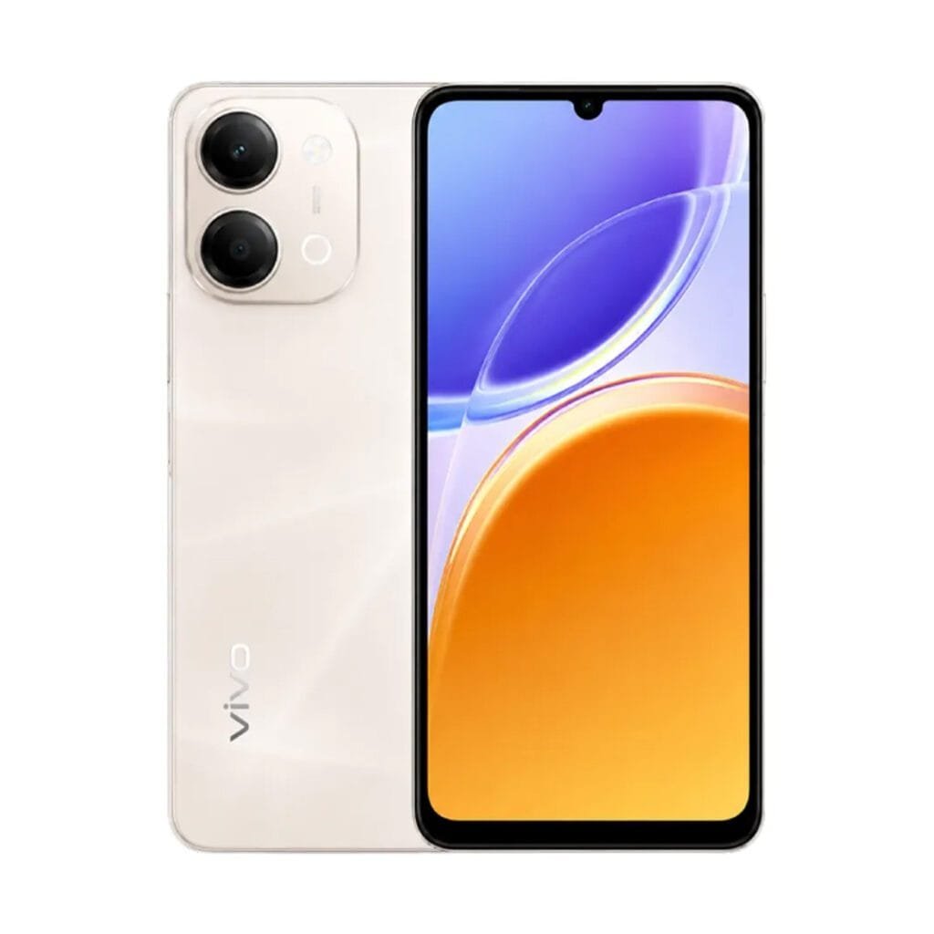 vivo Y11d smartphone with 4GB RAM, 128GB storage, 120Hz display, and 50MP AI camera.