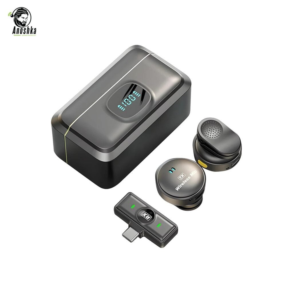Green GE-MI03 2 in 1 Wireless Microphone with Digital Display