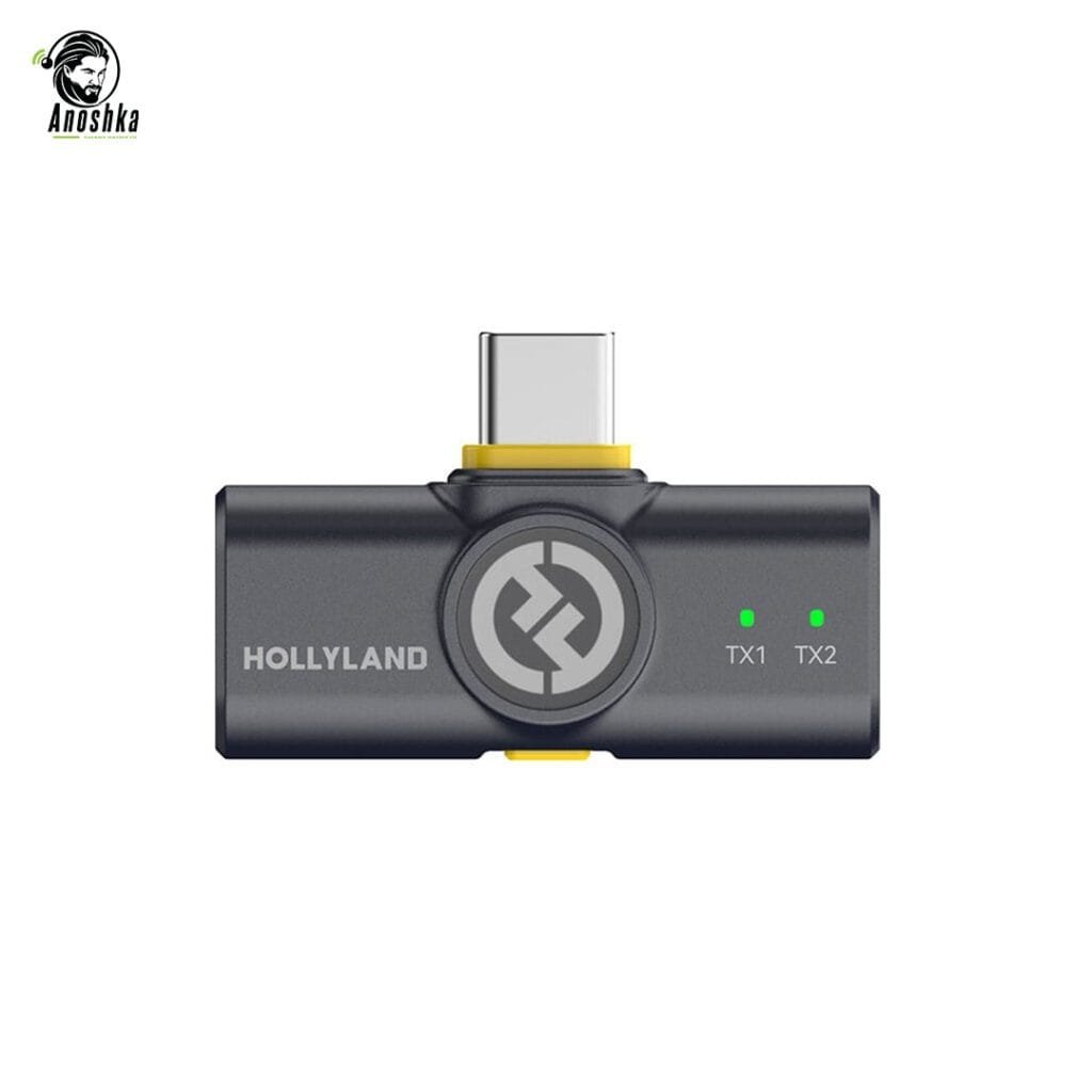 Hollyland Lark M2 Duo Combo Wireless Microphone System Black for Camera and Phone