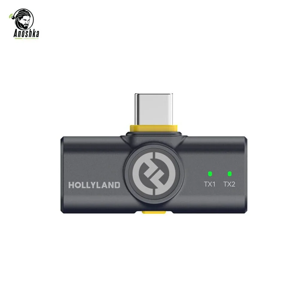 Hollyland Lark M2 Duo Combo Wireless Microphone System Black for Camera and Phone