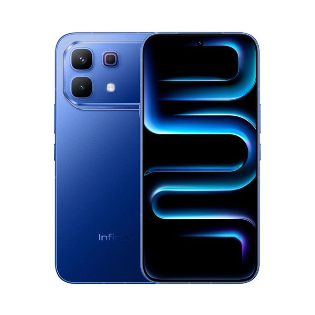 Infinix Note 60 smartphone with 8GB RAM, 256GB storage, 144Hz AMOLED display, and 50MP OIS camera.
